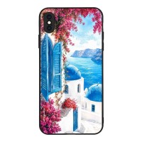 Θήκη Sonique Greek Island Muse Series για Apple iPhone XS MAX Σαντορινό Γαλάζιο
