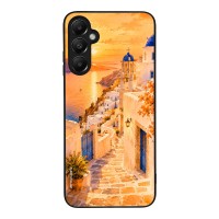 Θήκη Sonique Greek Island Muse Series για Samsung Galaxy A05s 4G Ηλιοβασίλεμα στην Οία