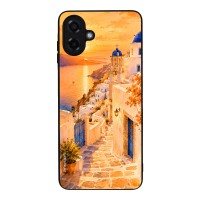 Θήκη Sonique Greek Island Muse Series για Samsung Galaxy A07 4G Ηλιοβασίλεμα στην Οία