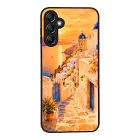 Θήκη Sonique Greek Island Muse Series για Samsung Galaxy A14 4G / Galaxy A14 5G Ηλιοβασίλεμα στην Οία