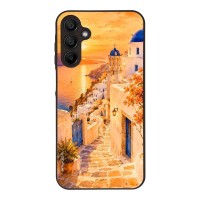 Θήκη Sonique Greek Island Muse Series για Samsung Galaxy A15 4G / Galaxy A15 5G Ηλιοβασίλεμα στην Οία