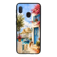 Θήκη Sonique Greek Island Muse Series για Samsung Galaxy A20e Ροδίτικο Λιμάνι