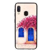 Θήκη Sonique Greek Island Muse Series για Samsung Galaxy A20e Ροζ Μπουκαμβίλια