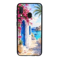 Θήκη Sonique Greek Island Muse Series για Samsung Galaxy A20e Σοκάκι Ρόδου