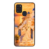 Θήκη Sonique Greek Island Muse Series για Samsung Galaxy A21s Ηλιοβασίλεμα στην Οία