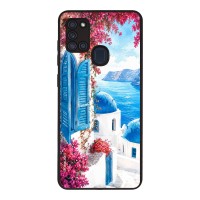 Θήκη Sonique Greek Island Muse Series για Samsung Galaxy A21s Σαντορινό Γαλάζιο