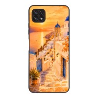 Θήκη Sonique Greek Island Muse Series για Samsung Galaxy A22 5G Ηλιοβασίλεμα στην Οία