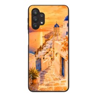 Θήκη Sonique Greek Island Muse Series για Samsung Galaxy A32 5G Ηλιοβασίλεμα στην Οία