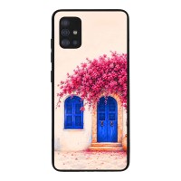 Θήκη Sonique Greek Island Muse Series για Samsung Galaxy A51 Ροζ Μπουκαμβίλια