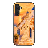 Θήκη Sonique Greek Island Muse Series για Samsung Galaxy M15 5G Ηλιοβασίλεμα στην Οία