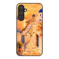 Θήκη Sonique Greek Island Muse Series για Samsung Galaxy M35 5G Ηλιοβασίλεμα στην Οία