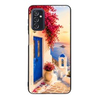 Θήκη Sonique Greek Island Muse Series για Samsung Galaxy M52 5G Ηλιοβασίλεμα Σαντορίνης