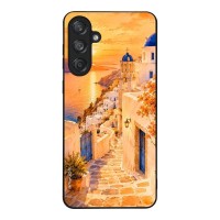 Θήκη Sonique Greek Island Muse Series για Samsung Galaxy M55 5G Ηλιοβασίλεμα στην Οία
