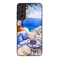 Θήκη Sonique Greek Island Muse Series για Samsung Galaxy S21 Θέα του Αιγαίου