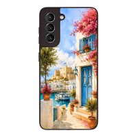 Θήκη Sonique Greek Island Muse Series για Samsung Galaxy S21 Ροδίτικο Λιμάνι