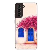 Θήκη Sonique Greek Island Muse Series για Samsung Galaxy S21 Ροζ Μπουκαμβίλια