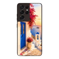 Θήκη Sonique Greek Island Muse Series για Samsung Galaxy S21 Ultra Ηλιοβασίλεμα Σαντορίνης