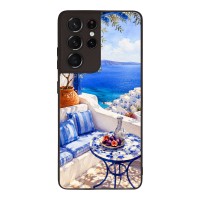 Θήκη Sonique Greek Island Muse Series για Samsung Galaxy S21 Ultra Θέα του Αιγαίου
