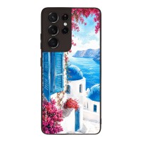 Θήκη Sonique Greek Island Muse Series για Samsung Galaxy S21 Ultra Σαντορινό Γαλάζιο