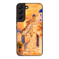 Θήκη Sonique Greek Island Muse Series για Samsung Galaxy S22 Ηλιοβασίλεμα στην Οία