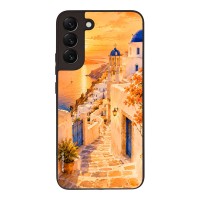 Θήκη Sonique Greek Island Muse Series για Samsung Galaxy S22 Plus Ηλιοβασίλεμα στην Οία