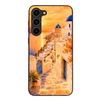 Θήκη Sonique Greek Island Muse Series για Samsung Galaxy S23 Plus Ηλιοβασίλεμα στην Οία