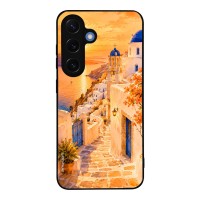 Θήκη Sonique Greek Island Muse Series για Samsung Galaxy S25 Ηλιοβασίλεμα στην Οία