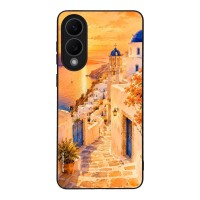 Θήκη Sonique Greek Island Muse Series για Samsung Galaxy S25 Edge Ηλιοβασίλεμα στην Οία