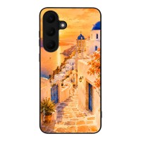 Θήκη Sonique Greek Island Muse Series για Samsung Galaxy S25 FE Ηλιοβασίλεμα στην Οία