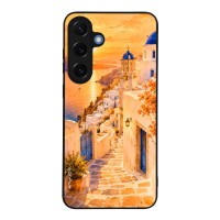 Θήκη Sonique Greek Island Muse Series για Samsung Galaxy S25 Plus Ηλιοβασίλεμα στην Οία
