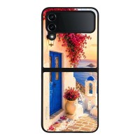 Θήκη Sonique Greek Island Muse Series για Samsung Galaxy Z Flip 4 Ηλιοβασίλεμα Σαντορίνης