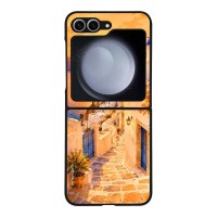 Θήκη Sonique Greek Island Muse Series για Samsung Galaxy Z Flip 6 / Galaxy Z Flip 7 FE 5G Ηλιοβασίλεμα στην Οία