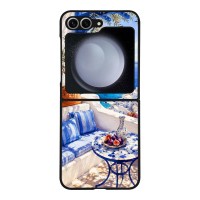 Θήκη Sonique Greek Island Muse Series για Samsung Galaxy Z Flip 6 / Galaxy Z Flip 7 FE 5G Θέα του Αιγαίου