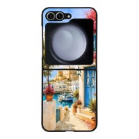 Θήκη Sonique Greek Island Muse Series για Samsung Galaxy Z Flip 6 / Galaxy Z Flip 7 FE 5G Ροδίτικο Λιμάνι
