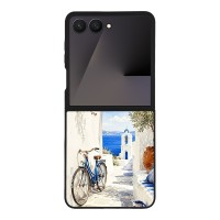 Θήκη Sonique Greek Island Muse Series για Samsung Galaxy Z Flip 7 Πέρασμα στο Αιγαίο