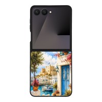 Θήκη Sonique Greek Island Muse Series για Samsung Galaxy Z Flip 7 Ροδίτικο Λιμάνι