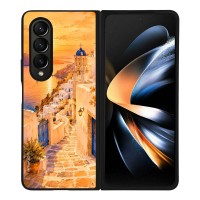 Θήκη Sonique Greek Island Muse Series για Samsung Galaxy Z Fold 4 Ηλιοβασίλεμα στην Οία