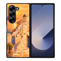Θήκη Sonique Greek Island Muse Series για Samsung Galaxy Z Fold 6 Ηλιοβασίλεμα στην Οία