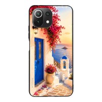Θήκη Sonique Greek Island Muse Series για Xiaomi Mi 11 Lite 4G / Mi 11 Lite 5G Ηλιοβασίλεμα Σαντορίνης