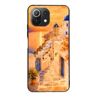 Θήκη Sonique Greek Island Muse Series για Xiaomi Mi 11 Lite 4G / Mi 11 Lite 5G Ηλιοβασίλεμα στην Οία