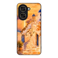 Θήκη Sonique Greek Island Muse Series για Xiaomi Poco C71 4G Ηλιοβασίλεμα στην Οία