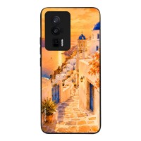 Θήκη Sonique Greek Island Muse Series για Xiaomi Poco F5 Pro 5G Ηλιοβασίλεμα στην Οία