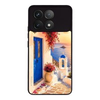 Θήκη Sonique Greek Island Muse Series για Xiaomi Poco F6 Pro 5G Ηλιοβασίλεμα Σαντορίνης
