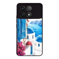Θήκη Sonique Greek Island Muse Series για Xiaomi Poco F6 Pro 5G Σαντορινό Γαλάζιο