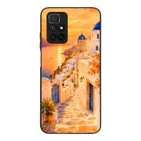 Θήκη Sonique Greek Island Muse Series για Xiaomi Redmi 10 / Redmi 10 2022 Ηλιοβασίλεμα στην Οία
