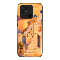 Θήκη Sonique Greek Island Muse Series για Xiaomi Redmi 10C Ηλιοβασίλεμα στην Οία