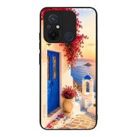 Θήκη Sonique Greek Island Muse Series για Xiaomi Redmi 12C Ηλιοβασίλεμα Σαντορίνης