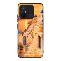 Θήκη Sonique Greek Island Muse Series για Xiaomi Redmi 12C Ηλιοβασίλεμα στην Οία