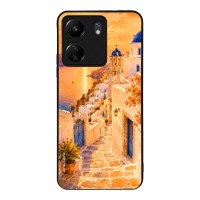 Θήκη Sonique Greek Island Muse Series για Xiaomi Redmi 13C 4G / Poco C65 4G Ηλιοβασίλεμα στην Οία
