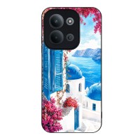 Θήκη Sonique Greek Island Muse Series για Xiaomi Redmi 15C 4G / Redmi 15C 5G / Poco C85 4G Σαντορινό Γαλάζιο